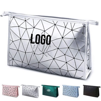 Geometric Makeup Pouch Bag
