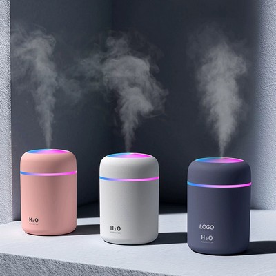 Colorful Cup Car Humidifier Portable USB Aroma Diffuser & RGB Night Light