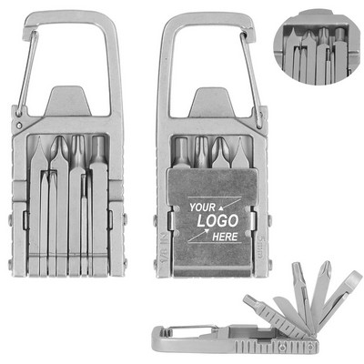 12" 1 Keychain Multitool Folding Portable Pocket Tool
