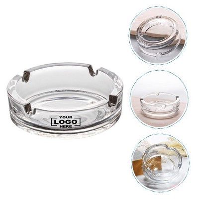 Round Shape Glass Ashtrays
