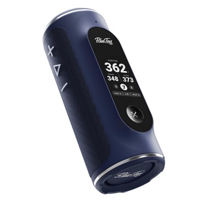 Blue Tees Golf Player+ GPS Speaker with Touch Screen Display, 10+ Hours Battery, 40,000+ Courses,...