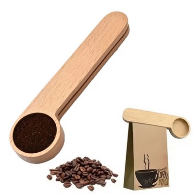 Wood Coffee Spoon With Clip