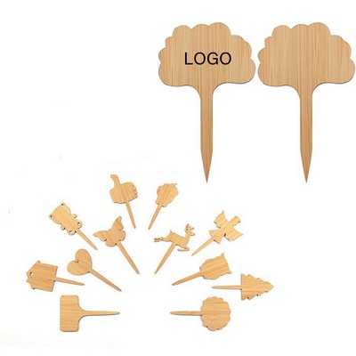 Eco Friendly Bamboo Wooden Plant Identification Tag