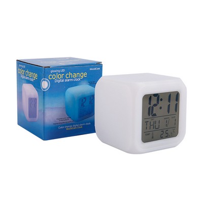 Light up color change LED digital alarm clock