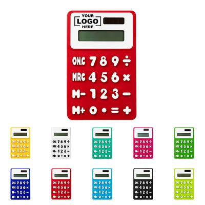 Flexible Silicone Bendable Calculator
