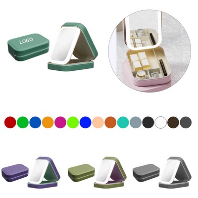 Mini Jewelry Organizer With Mirror