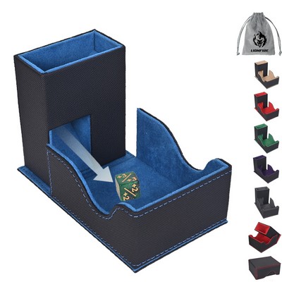 Portable Folding Dice Tray with Premium PU Material