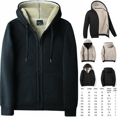Cozy Winter Fleece Hooded Jacket