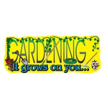 Gardener Slogan Executive Magnet w/Full Magnetic Back (2 Square Inch)
