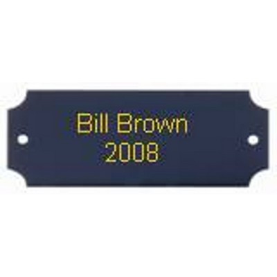 Laser Engraved Black Perpetual Plate (2-1/2" x 1")