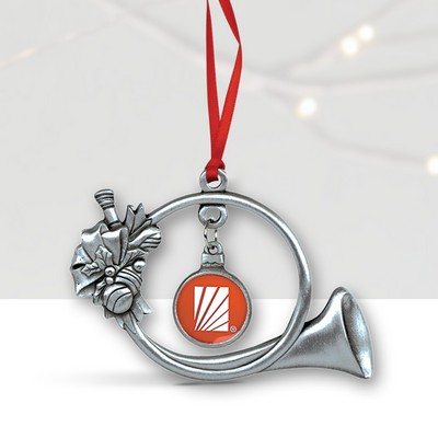 Dangler Trumpet Ornament (2.75"x 1.75")