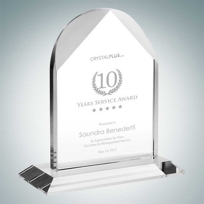 Distinguished Arch Optical Crystal Award (Medium)