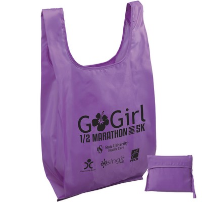 T-PAC™- Polyester Tote - Screen Print (12" x 7" x 23")