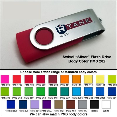 Swivel Flash Drive - 16 GB Memory - Body PMS 202
