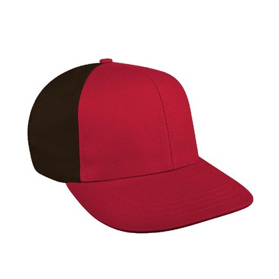 Solid Twill Velcro® Prostyle Hat w/Contrasting Back