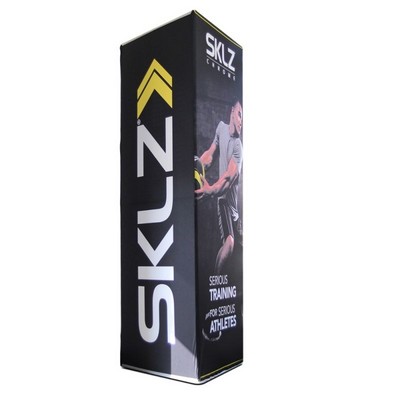 Vertical Triangular Display 36"L x 96"H x 36"D