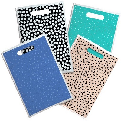 Playful Patterns Designer Plastic Bag (6" x 13")