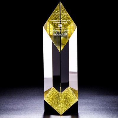 Mikaela Tower Award (10.6" x 2.4" x 2.4")