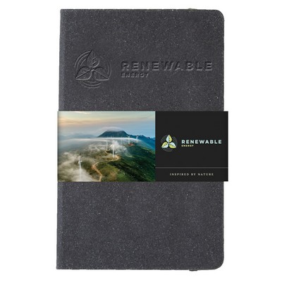 Recycled Leather Journal w/Full Color GraphicWrap (5.5"x8.5")