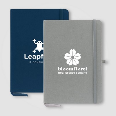 5.8" x 8.3" Recycled Cotton Notebook - Silkscreen