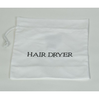 Microfiber Drawstring Hair Dryer Bag