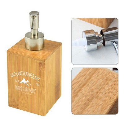 Bamboo Lotion Bottle