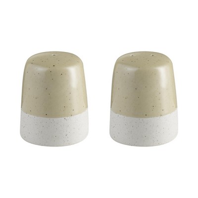 blomus Sablo Savannah Yellow Ceramic Stoneware Salt & Pepper Shaker Set