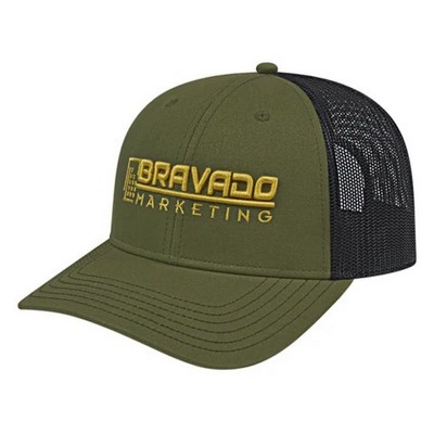 Cap America® Custom Trucker Cap w/Mesh Back