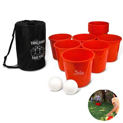 Giant yard pong