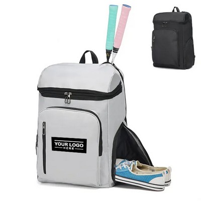 Tennis Backpack with Dedicated Shoe Compartment for Easy Storage