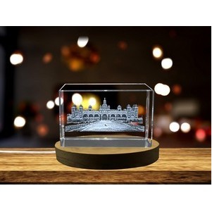Mysore Palace Trophy Award Recognition w/LED Base Light