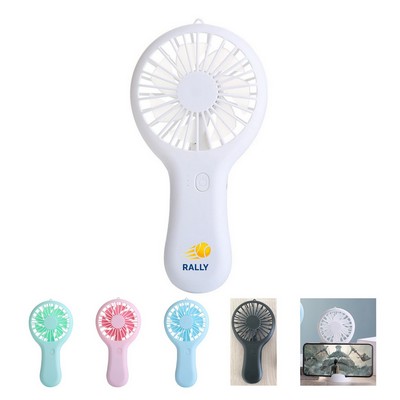 Mini Handheld Fan with Phone Stand