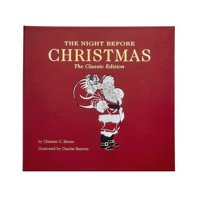 The Night Before Christmas Leather Bound Book