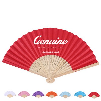 Silk Cloth Folding Fan
