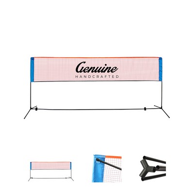 Adjustable Height Badminton Net Set