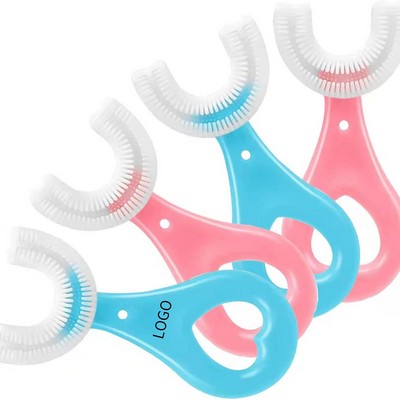 Children's Soft Silicone Handle Toothbrush