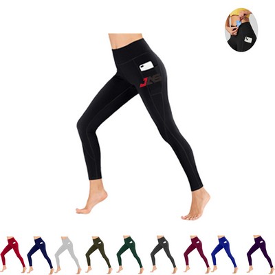 High Waisted Workout Leggings Yoga Pants for Women w/ Pockets