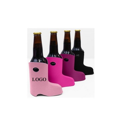 Stylish Cowboy Boot Foam Cooler for Bottles