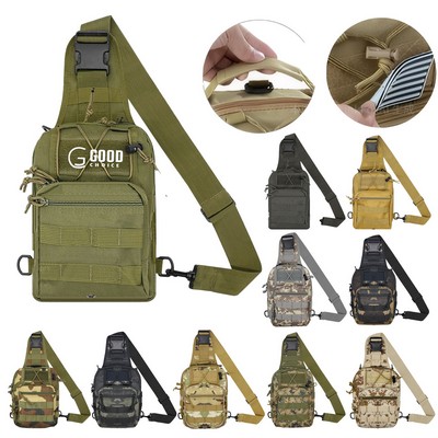 Military Sport Sling Shoulder Backpack