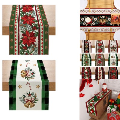 Winter Valentines Cotton Linen Kitchen Placemats