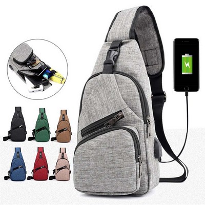 Travel Crossbody Sling Backpack