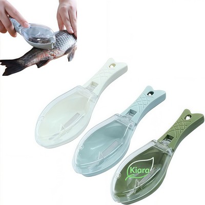 Fish Scaler Fast Fish Scale Remover Fish Descaler Tool Skin Brush Scraping Cleaning Peeler Scraper