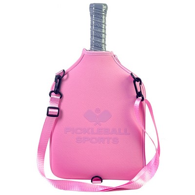 Neoprene Pickleball Paddle Cover With Shoulder Strap