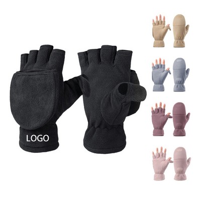 Convertible Polar Fleece Gloves