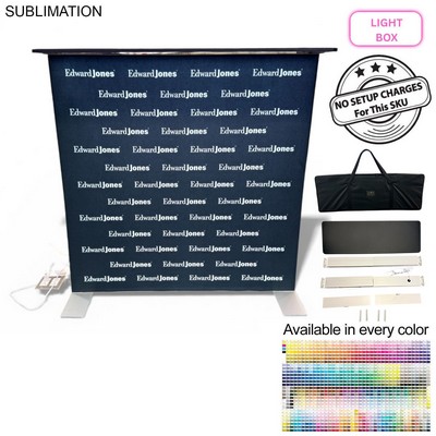 Backlit LED Light Box SEG Floor Counter Kit And Bag