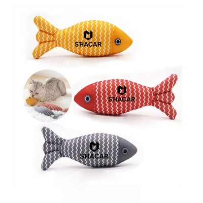 Catnip Infused Chewable Fish Cat Toy