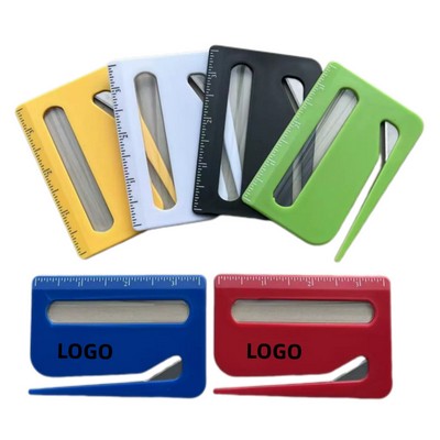 Plastic 3In1 Magnifier Letter Opener