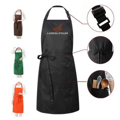 Adjustable Around The Neck Durable Polyester Apron