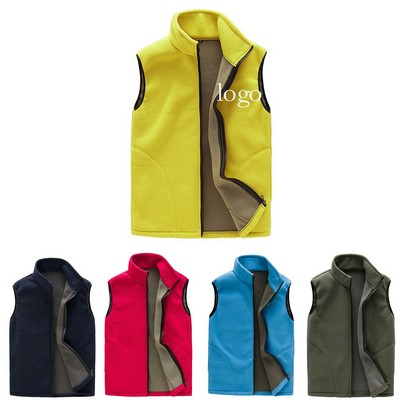 Relaxed Fit Fleece Vest