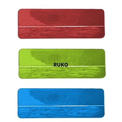 Full Color Imprint Plastic Name Badge - Standard Size 1" x 3"